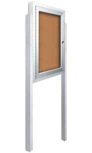 Heavy Duty Information Center 22x28 Bulletin Sign Holders (4 Catalog  Holders) in Black and Silver