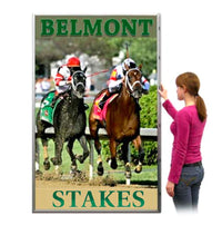 72x96 Large Frame Snap Open Front Loading Poster Snap Frames (1 1/4" Profile for MOUNTED GRAPHICS)