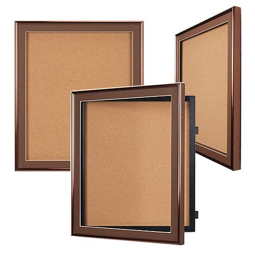 Designer Metal Framed Bulletin Board SwingFrame 25+ Sizes and Custom