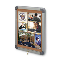 24x36 Indoor Elevator Bulletin Boards with Radius Edge (LIFT-OFF FRAME STYLE)
