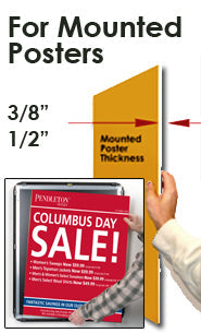 EXTRA LARGE - EXTRA DEEP 36 x 60 Sign Holder Snap Frames (1 5/8" Profile for MOUNTED GRAPHICS)
