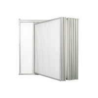 Euro-Design Aluminum Wall Swinging Panel Displays in 6 Sizes with 10, 15 and 25 Flip Panels