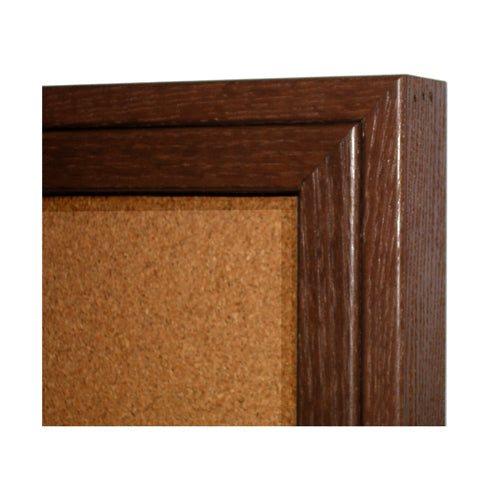 Wooden Poster Display Case with Mitered Corners