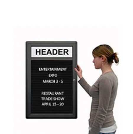 Enclosed Letter Board with Rounded Corners & Message Header - 10 Sizes ...