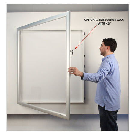 SwingFrame Designer Metal Frame Wall Mount Large Display Cases 8 Deep –  Shadowboxes