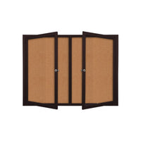 LOCKABLE DOORS ARE MOUNTED ON
FULL LENGTH PIANO HINGES (TWO KEYS INCLUDED)
