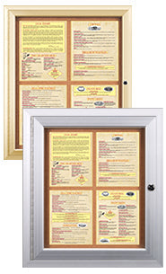Outdoor Restaurant Menu Displays | Weather Resistant Menu Cases