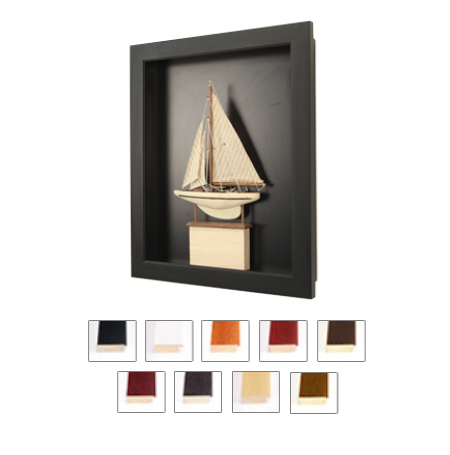 Open Framed Wooden Shadow Box 3