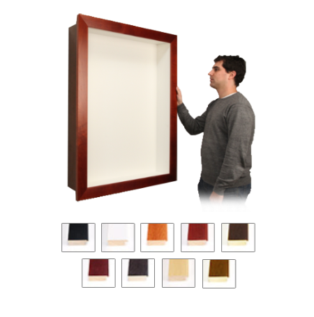 Large Open Wood Framed Shadow Box 2