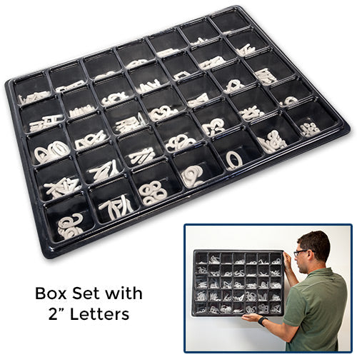 Helvetica Font Changeable Letter Board Letter Sets in Various Sizes ...