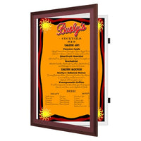 SwingFrame Patented, Swing Open Restaurant Menu Frame | Quick Changing Menu Picture Frame Style
