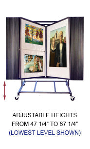 Adjustable Multi Panel Art & Print Display