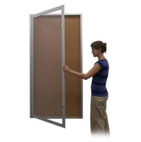 SwingCase 24x72 Extra Large Outdoor Enclosed Poster Cases (Single Door)