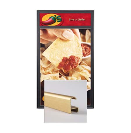27x40 Poster Frame with Header (SwingFrame Classic Poster Display)