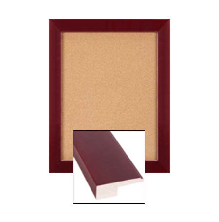 SwingFrame Designer Wide-Wood 32 x 44 Framed Enclosed Bulletin Board ...