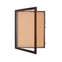Extra Large Designer Wood Enclosed Bulletin Cork Board SwingFrames 40x60