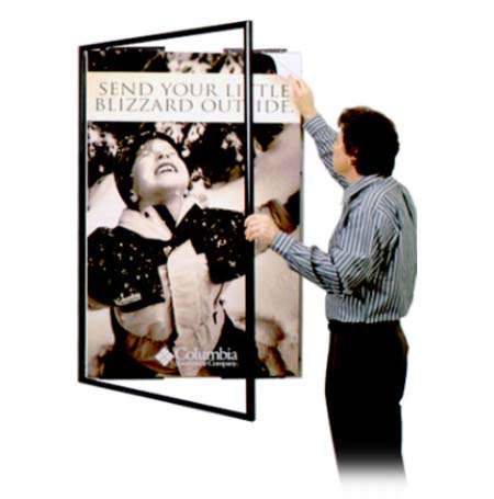 24x72 Large Poster Frame Wide-Face Poster Display SwingFrame