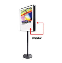 Classic SwingStand Poster Displays | 2-Sided Swing Open Metal Frame Poster Stand in 4 Frame Sizes