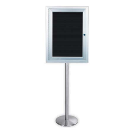 Outdoor Enclosed Letterboard Sign Stand – SwingFrames4Sale