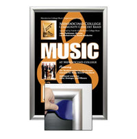SwingSnaps 12x18 Poster Snap Open Frames (1 3/4" Security-Style)