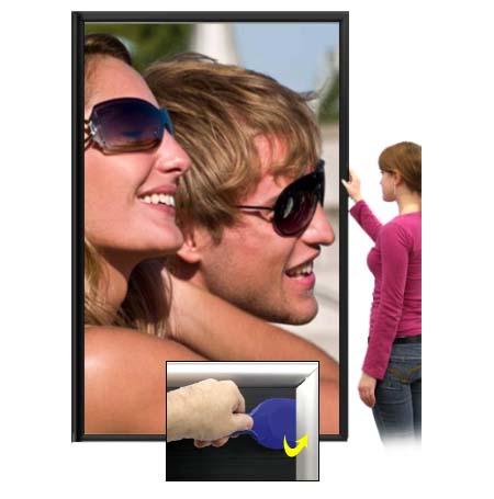 60x96 Extra Large Poster Snap Frames (1 3/4" Security-Style)