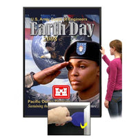 EXTRA-LARGE Poster Snap Frames 48 x 60 (1 3/4" Security Profile MOUNTED GRAPHICS)