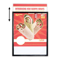 Large 20x30 Frame with Beveled Top Load or Side Load Poster Frame with Slide-in Thin Metal Frame