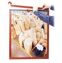 Slide In 18x18 Wood Frame Top Load, Side Load Poster Frame Sign Holder